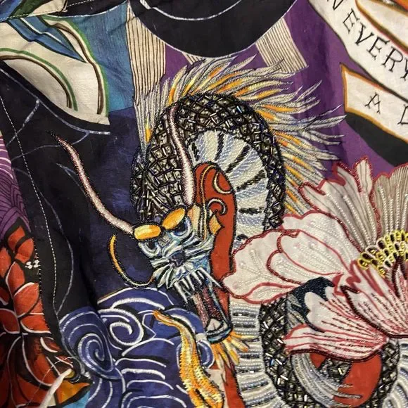 Robert Graham Limited Edition Tattoo Artist NWT Embroidered Shirt - Picture 16 of 16